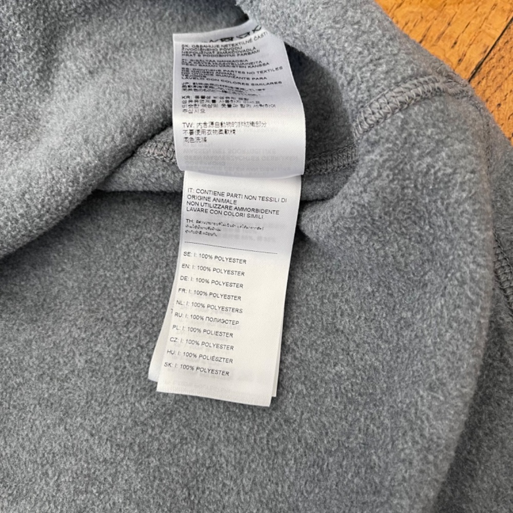 Fjällräven Ovik Fleece 1/2 Button Up Grey Women's Sweater Size M - Picture 9 of 10